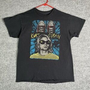 Kurt Cobain The End Of Music 2012 Sneaker Graphic Merch T-Shirt Large‎ Y2K